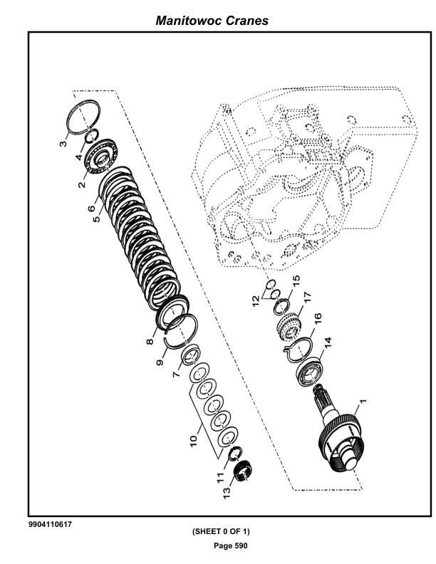 Grove RT540E Crane Parts Manual 229502 2022-3