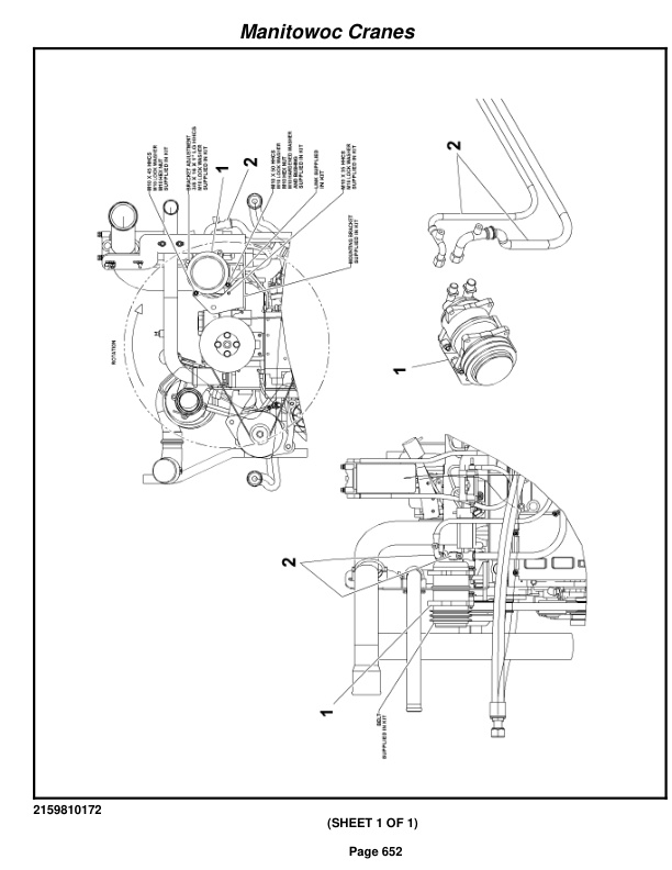 Grove RT540E Crane Parts Manual 231568 2012-3