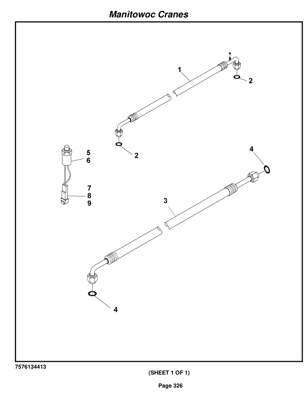 Grove RT540E Crane Parts Manual 231998 2011-2