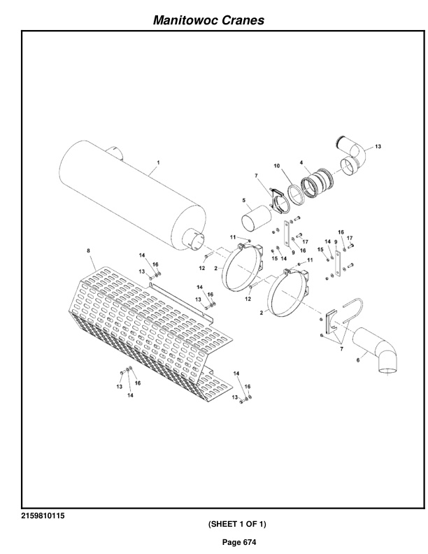 Grove RT540E Crane Parts Manual 232068 2011-3