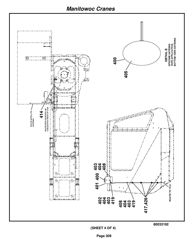 Grove RT540E Crane Parts Manual 232351 2011-2