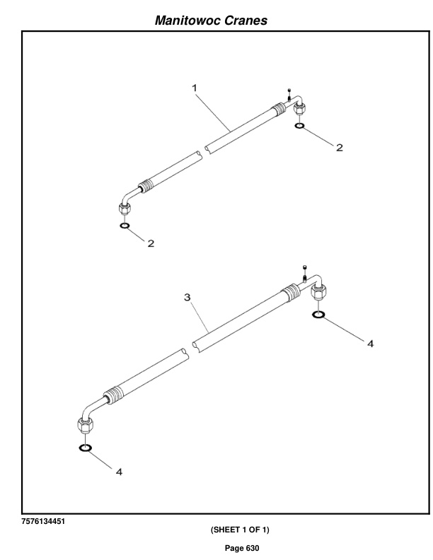 Grove RT540E Crane Parts Manual 232351 2011-3