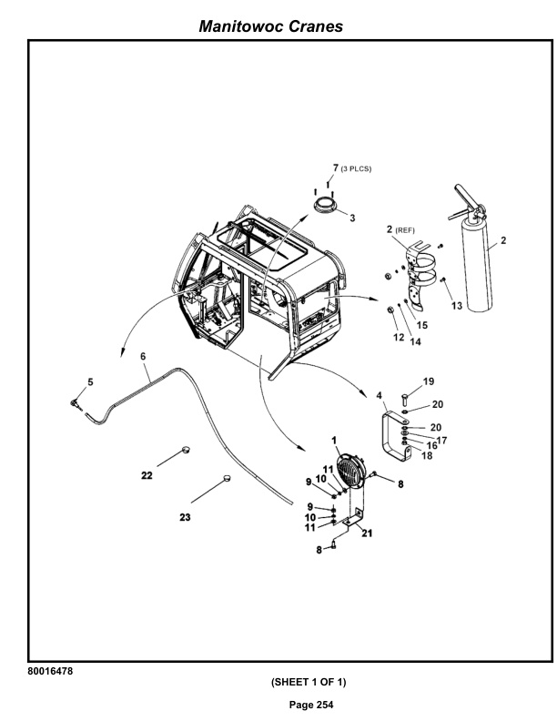 Grove RT540E Crane Parts Manual 234075 2013-2