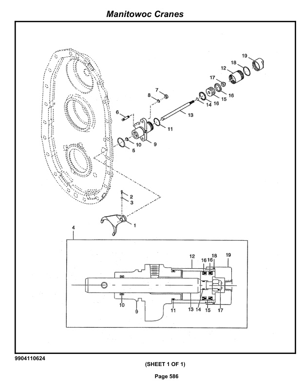 Grove RT540E Crane Parts Manual 234430 2013-3