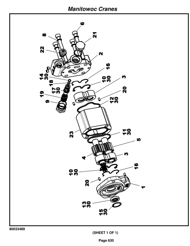 Grove RT540E Crane Parts Manual 235710 2017-3