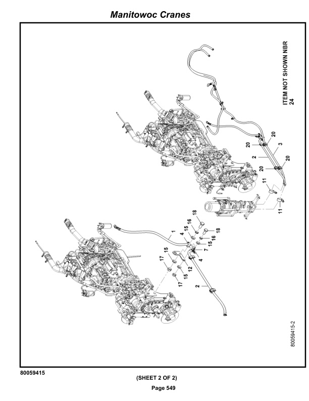 Grove RT540E Crane Parts Manual 236223 2018-3