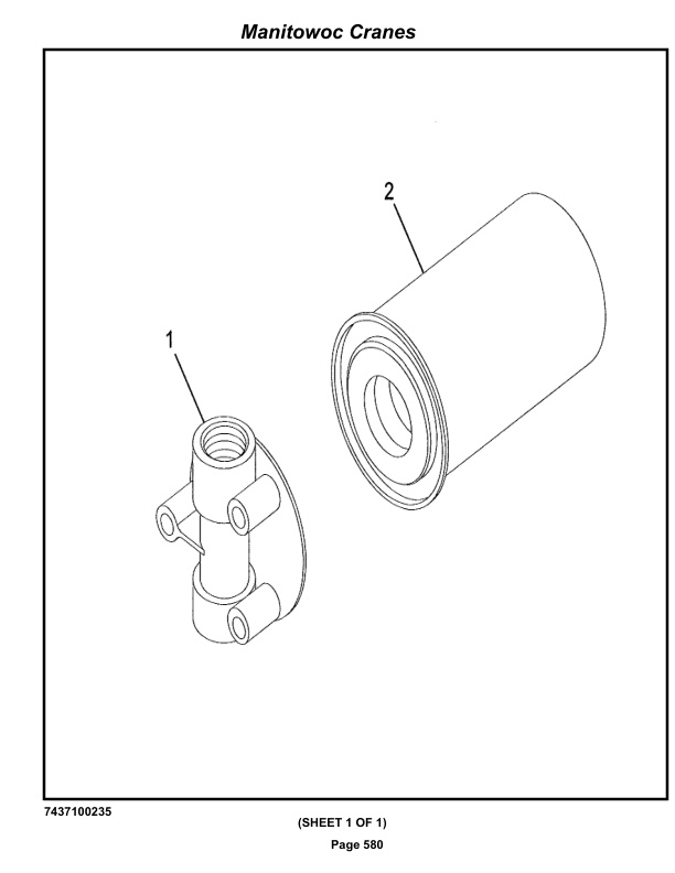 Grove RT540E Crane Parts Manual 236448 2019-3