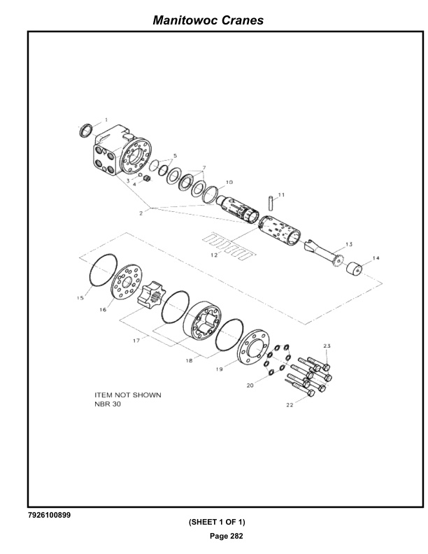 Grove RT540E Crane Parts Manual 236464 2019-2