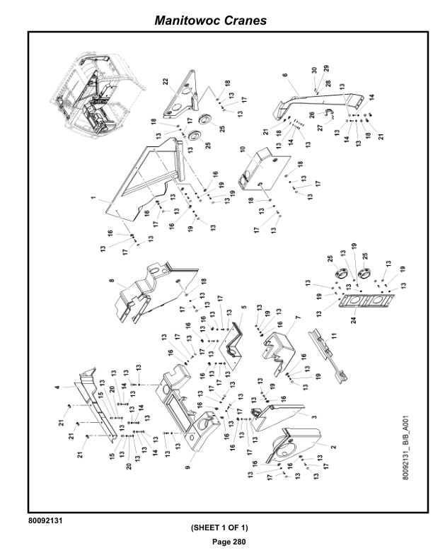 Grove RT540E Crane Parts Manual 236740 2019-2