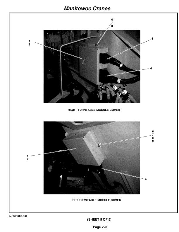 Grove RT540E Crane Parts Manual 258277 2010-2