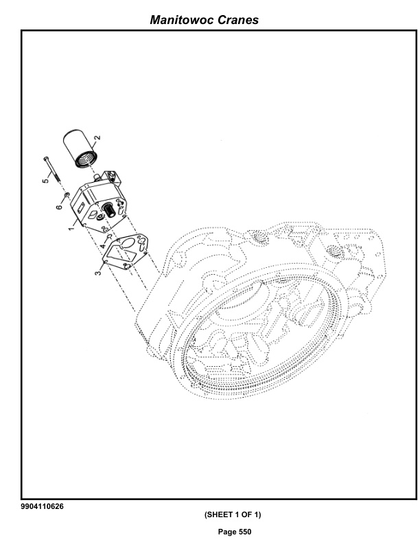 Grove RT540E Crane Parts Manual 258659 2013-3