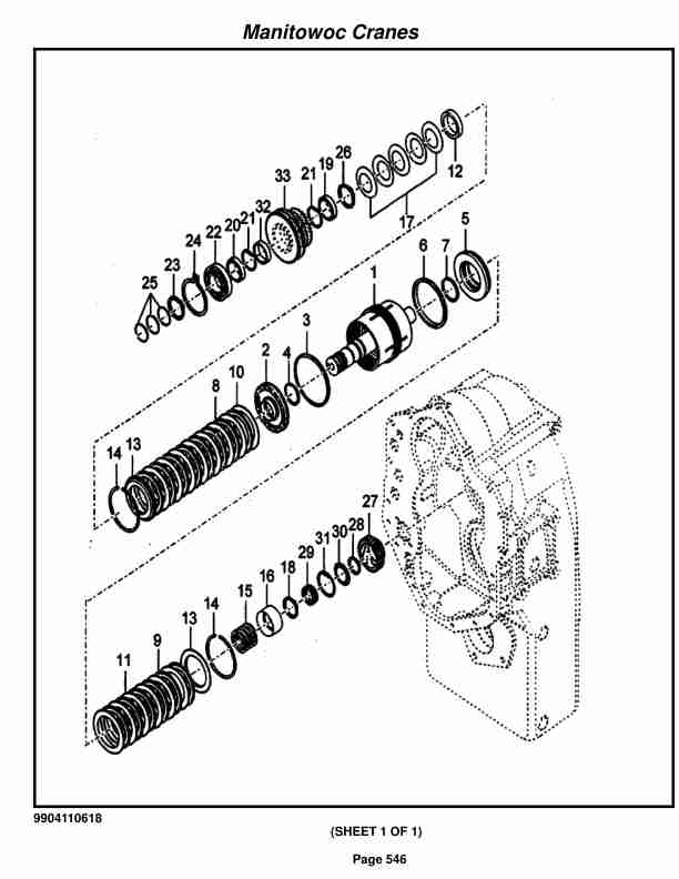 Grove RT540E Crane Parts Manual 605722 2016-3