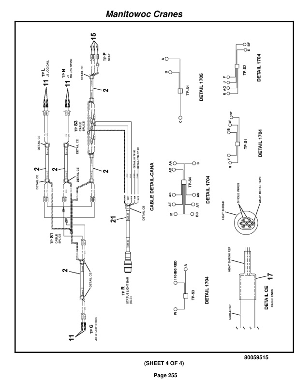Grove RT540E Crane Parts Manual 606654 2016-2