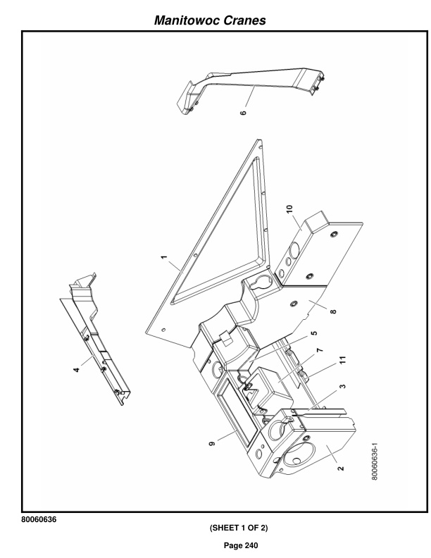 Grove RT540E Crane Parts Manual 607905 2016-2