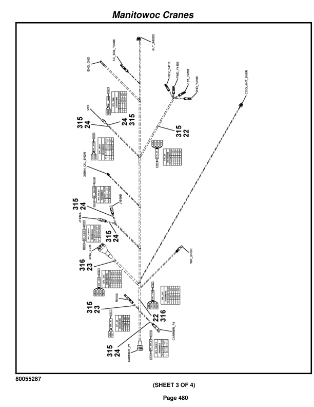 Grove RT540E Crane Parts Manual 608822 2017-3