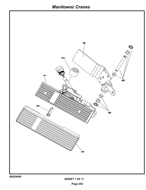 Grove RT540E Crane Parts Manual 617009 2020-2