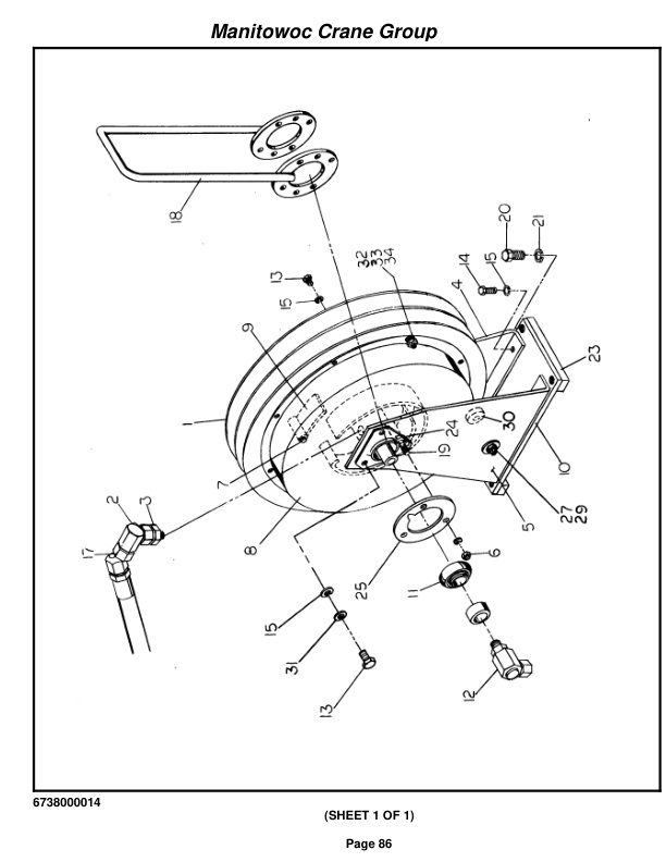 Grove RT58-7 Crane Parts Manual 3942 2007-2