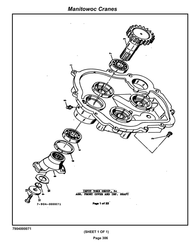 Grove RT58 Crane Parts Manual 35053 2018-3