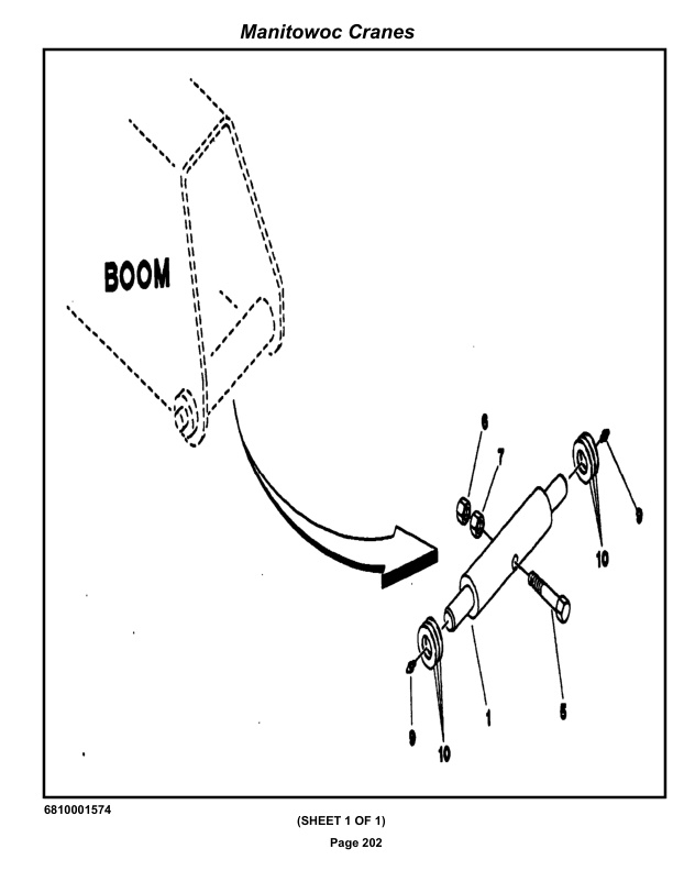 Grove RT58C Crane Parts Manual 70356 2022-2