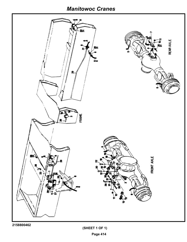 Grove RT58C Crane Parts Manual 70356 2022-3