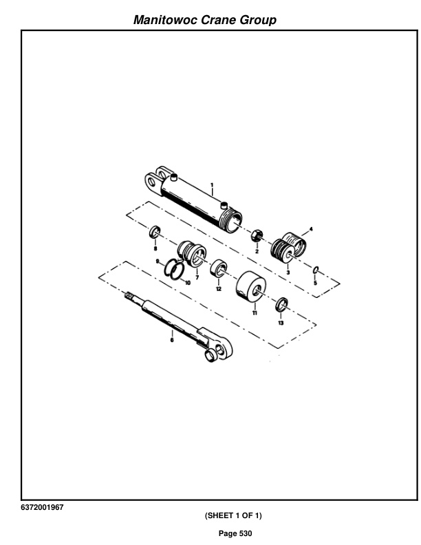 Grove RT58C Crane Parts Manual 71215 2005-3