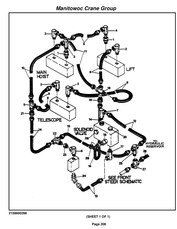 Grove RT58D Crane Parts Manual 79112 2009-2