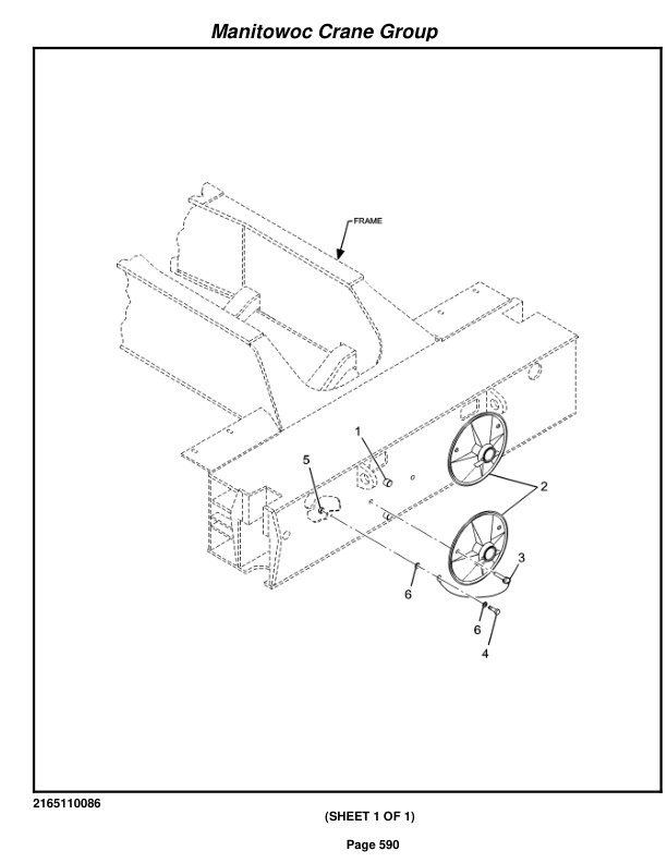 Grove RT650E Crane Parts Manual 224619 2005-3