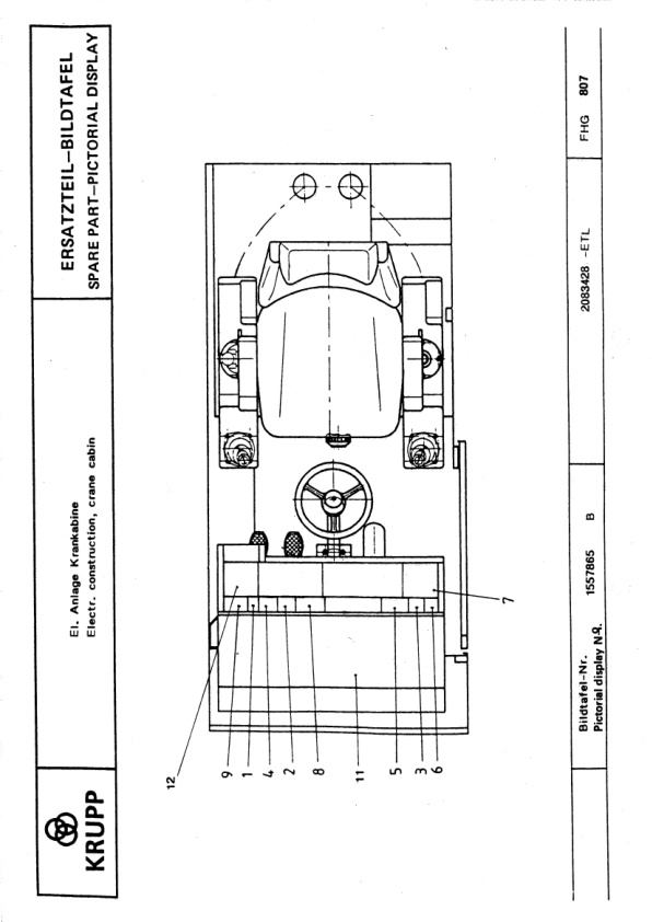 Krupp KMK 3045 Crane Spare Parts List 1990-02 DE EN-3