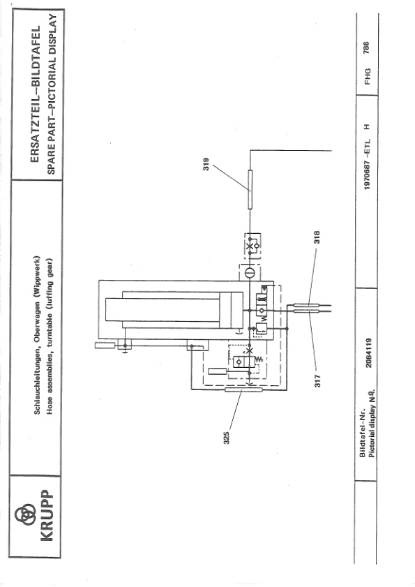 Krupp KMK 3045 Crane Spare Parts List 1993 DE EN-3