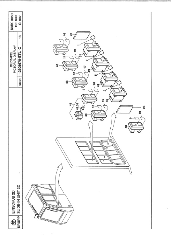 Krupp KMK 3050 Crane Spare Parts List 1994-12 DE EN-3