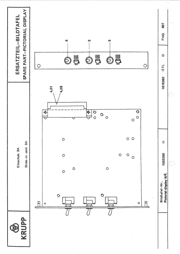 Krupp KMK 4070 Crane Spare Parts List 1990-02 EN DE-3