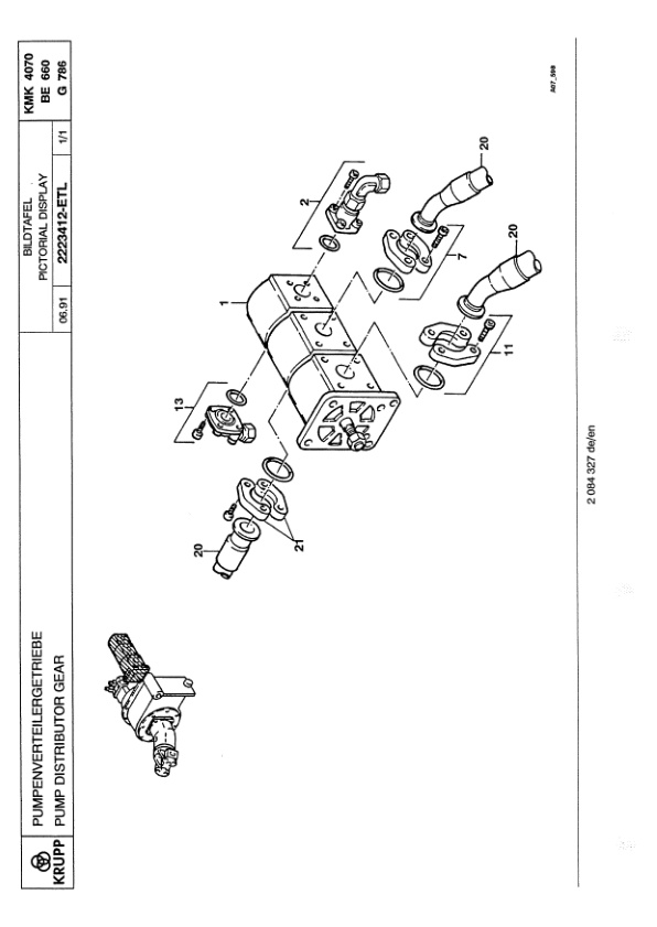 Krupp KMK 4070 Crane Spare Parts List 1991-06 DE EN-3