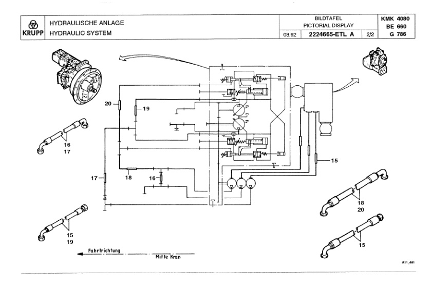 Krupp KMK 4080 Crane Spare Parts List 2287673 1993 DE EN-3