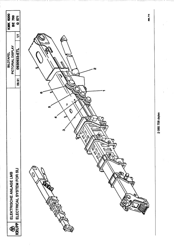 Krupp KMK 6200 Crane Spare Parts List 1991-09 DE EN-3