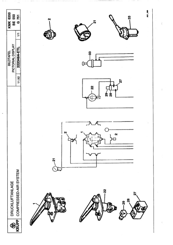 Krupp KMK 6200 Crane Spare Parts List 1992 DE EN-2