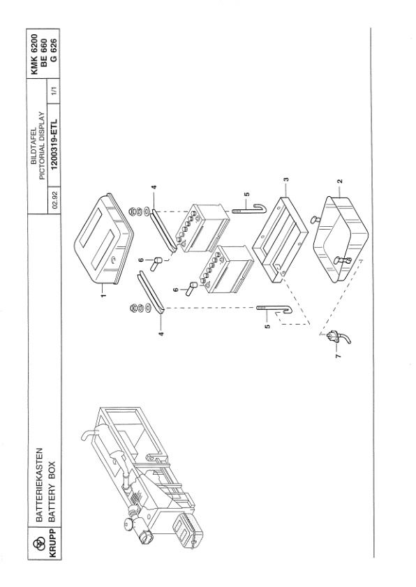 Krupp KMK 6200 Crane Spare Parts List 1995 DE EN-3