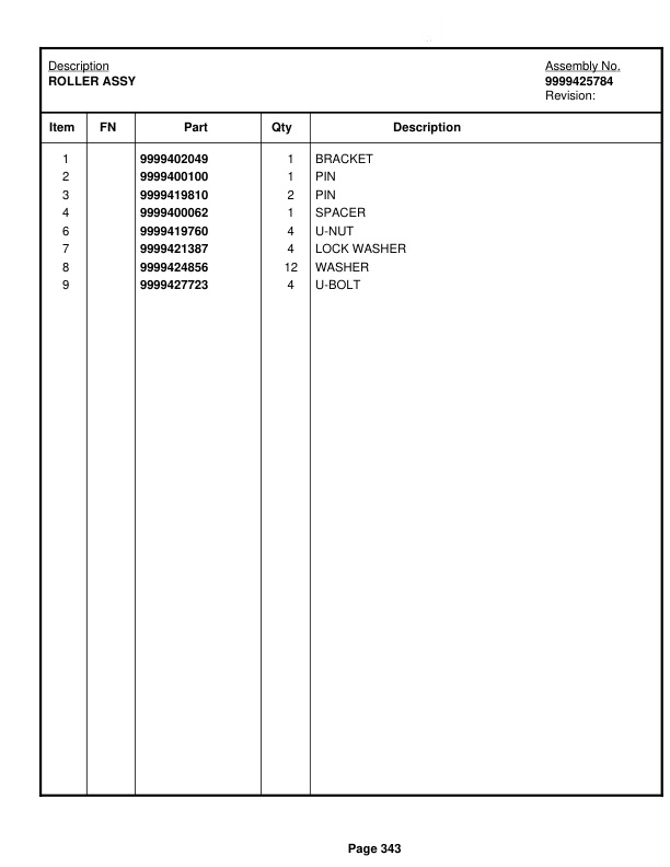 Manitowoc 11000 Crane Parts Manual 110001Ref 2008-2