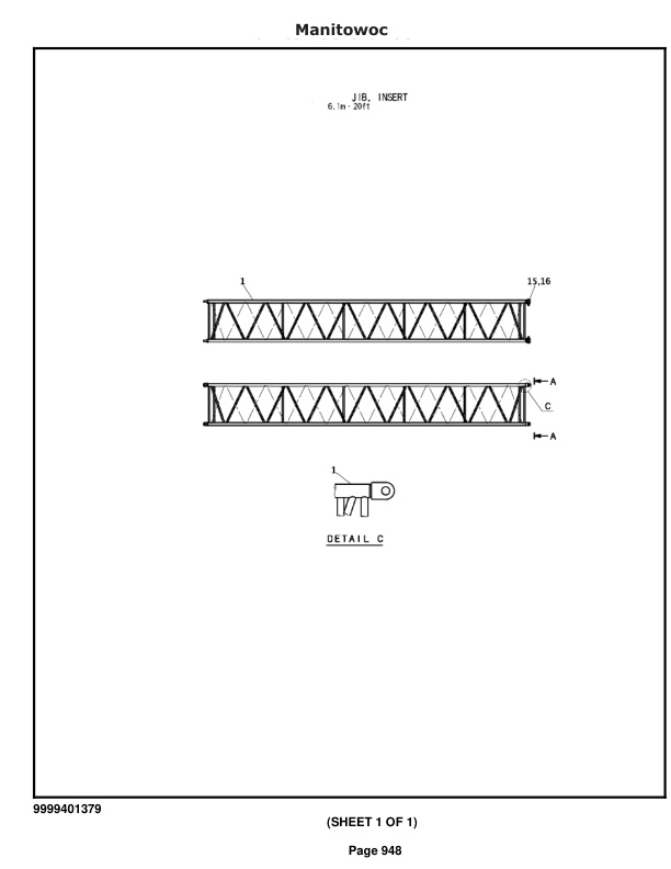 Manitowoc 11000 Crane Parts Manual 12001 2014-3