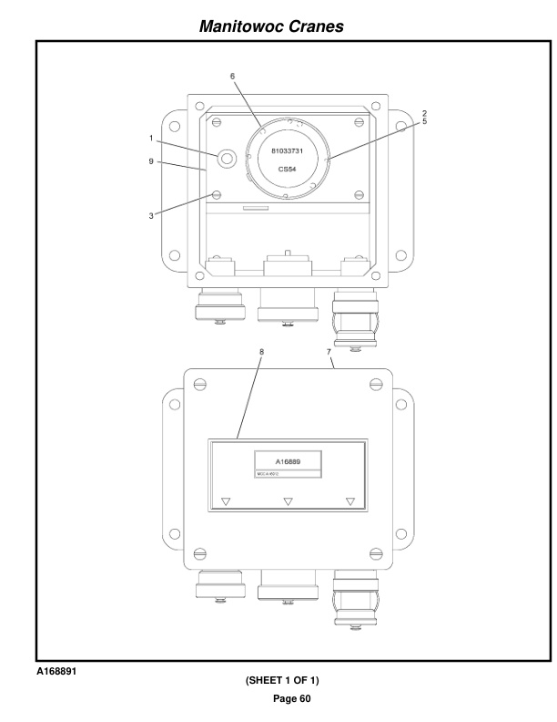 Manitowoc 14000 LUFF Crane Parts Manual 8885128 2021-2