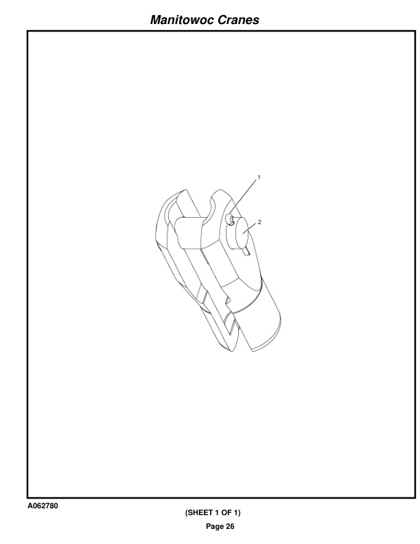 Manitowoc 16000 Wind Attac Crane Parts Manual 16007057 2021-2