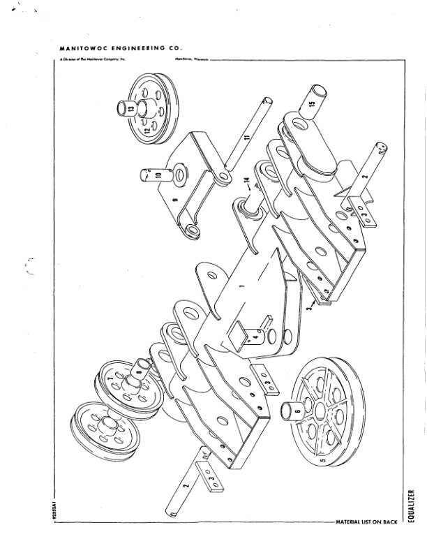 Manitowoc 2900WC Crane Parts Manual 29538 2003-3