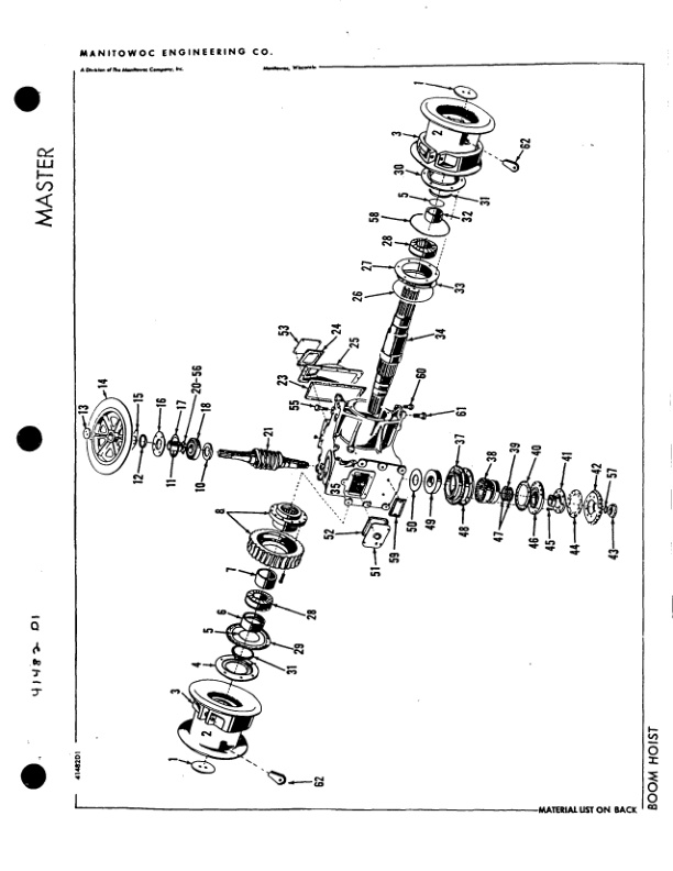 Manitowoc 3000 Crane Parts Manual 30198 2005-2