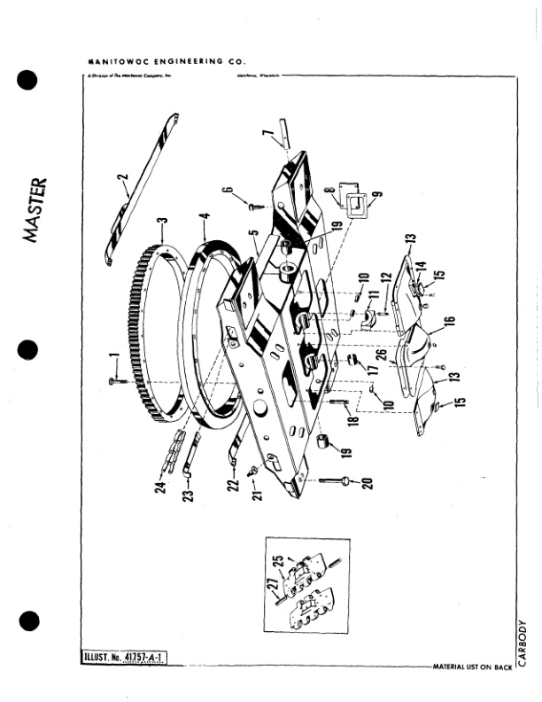 Manitowoc 3500 Crane Parts Manual 35120 2005-3