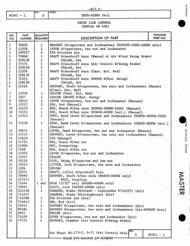 Manitowoc 3500 Crane Parts Manual 35206 2004-2