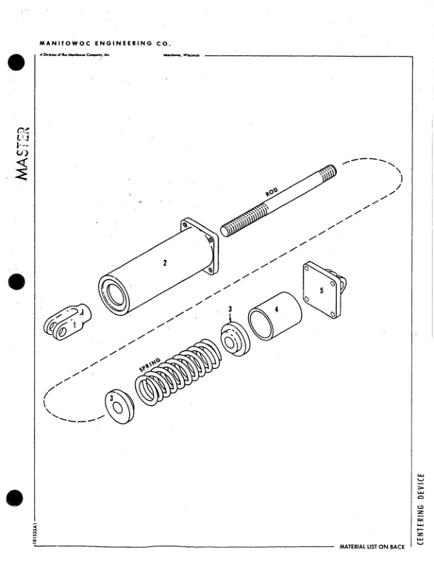 Manitowoc 3900 Crane Parts Manual 391174 2021-2