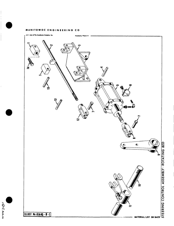 Manitowoc 3900 Crane Parts Manual 39419 2005-3