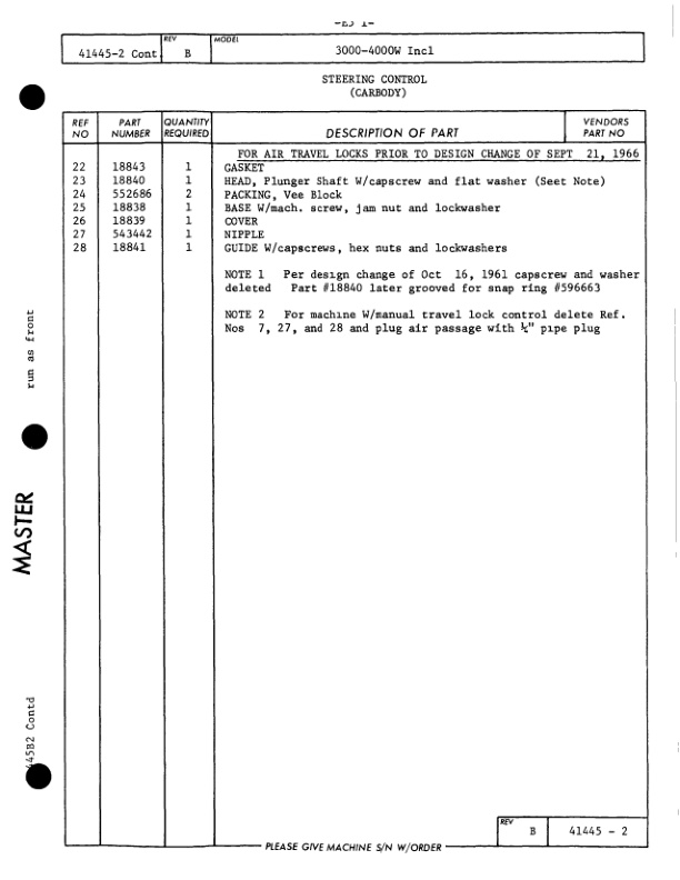 Manitowoc 3900 Crane Parts Manual 39438 2004-3