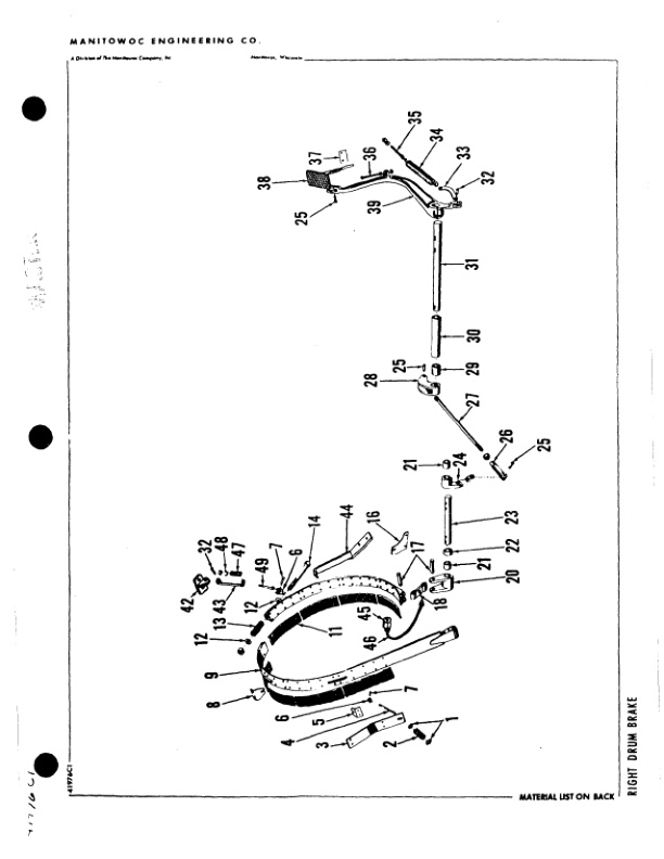 Manitowoc 3900 Crane Parts Manual 39562 2004-2