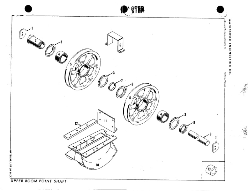 Manitowoc 3900 Crane Parts Manual 39618 2005-3