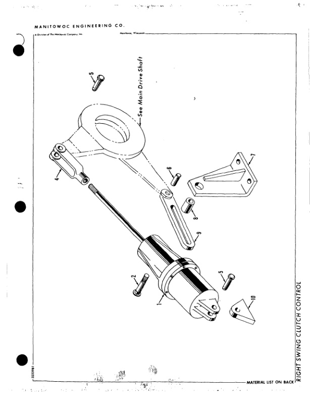 Manitowoc 3900 Crane Parts Manual 39625 2003-2